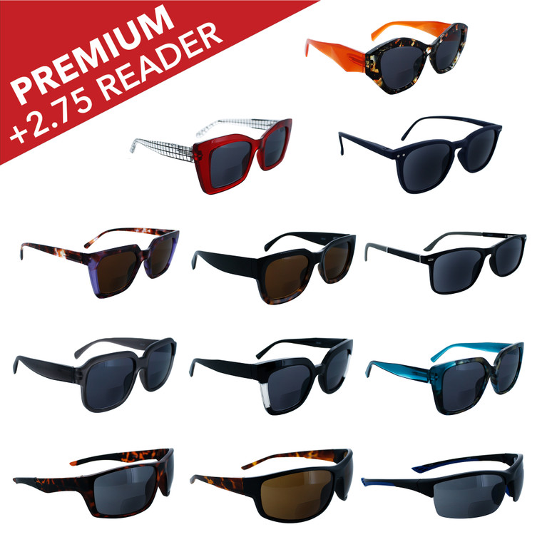 Premium Sunglass Readers +2.75