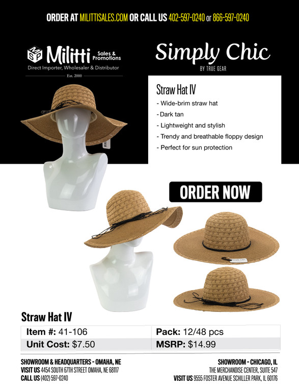 $14.99 Straw Hat IV