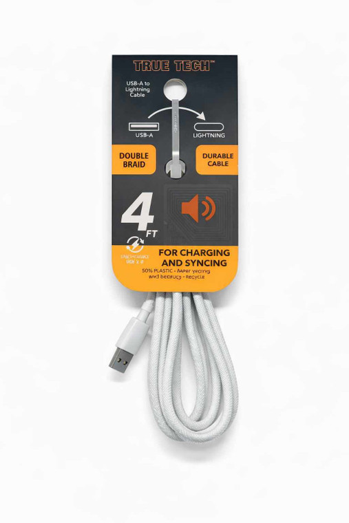 $9.99 Lightning to USB-A 4FT Double Braid Cable