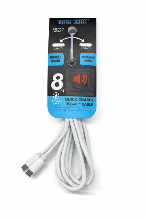 $14.99 USB-C to USB-C 8FT Double Braid Cable