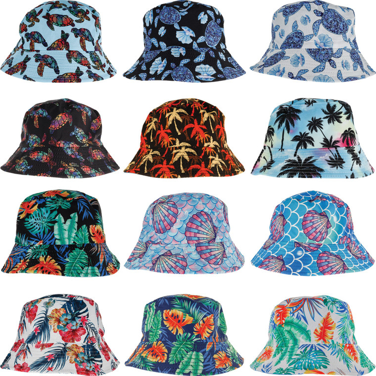Reversible Ocean Bucket Hat