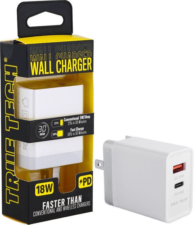 $19.99 18W PD Wall Charger - Dual USB