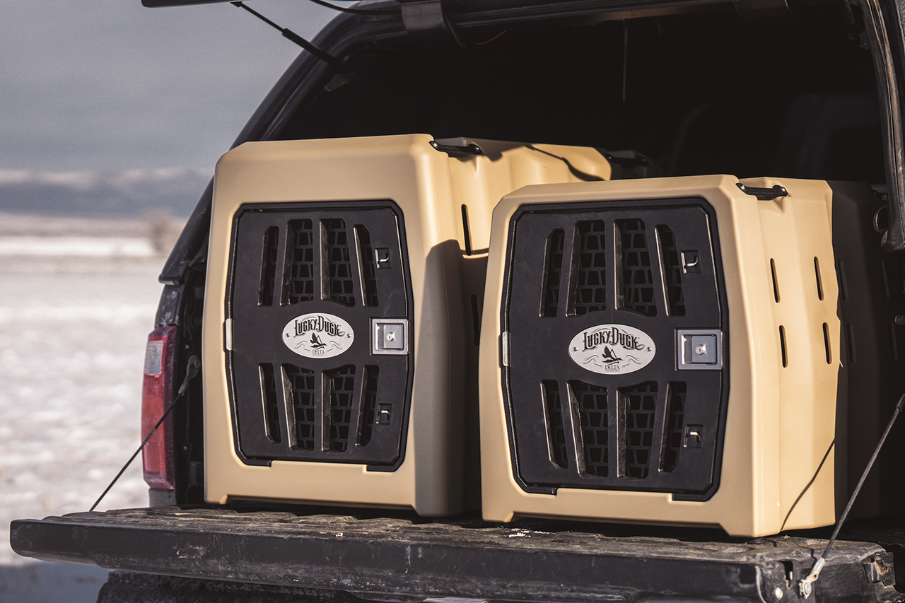 View of Delta Waterfowl | 5 Star Crash Tested | Lucky Kennel | Made in the USA