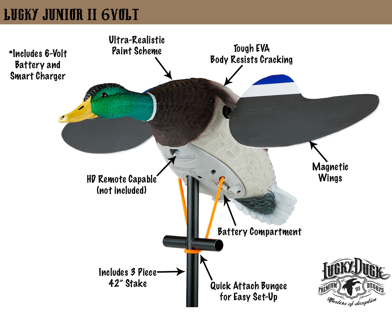 Lucky Junior II 6 Volt | Lucky Duck Decoys