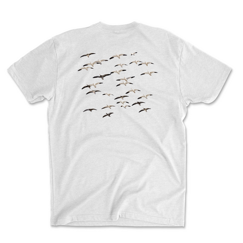 L&D w Snow Goose Flock Back T-Shirt