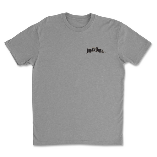 Script Pintail Black Front T-Shirt