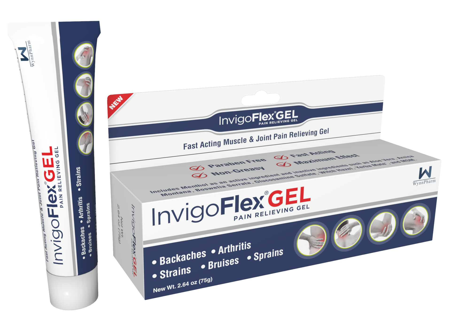 InvigoFlex GEL Muscle & Joint Pain Relieving Gel Sample Kit (3 Full