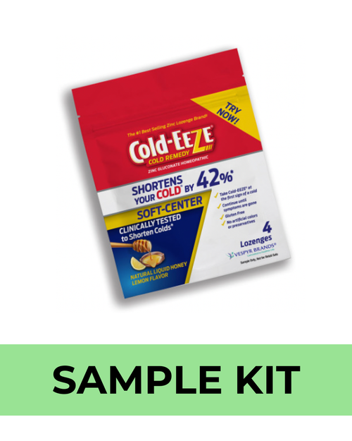 Cold-EEZE - Soft-Center Liquid Honey Lemon - 4ct Sample Kit of 24