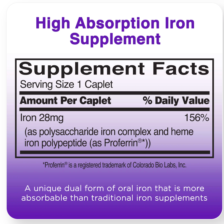 FEOSOL Complete - Iron Supplement - 2ct Sample kit of 25