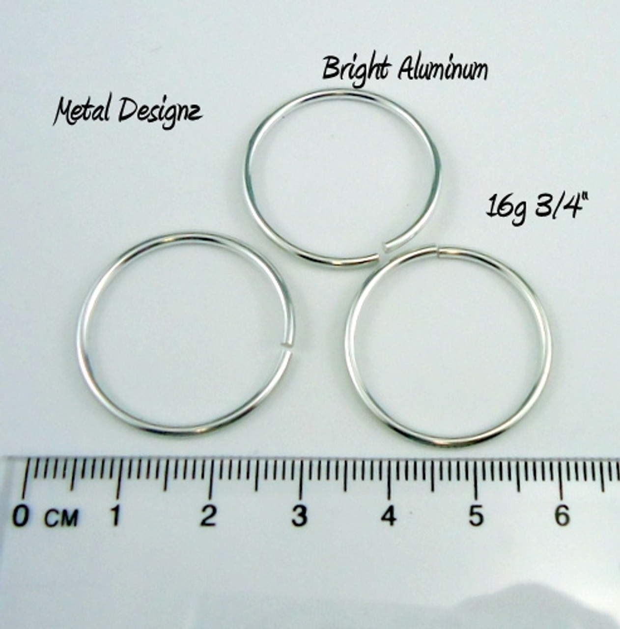 Bright aluminum sales jump rings