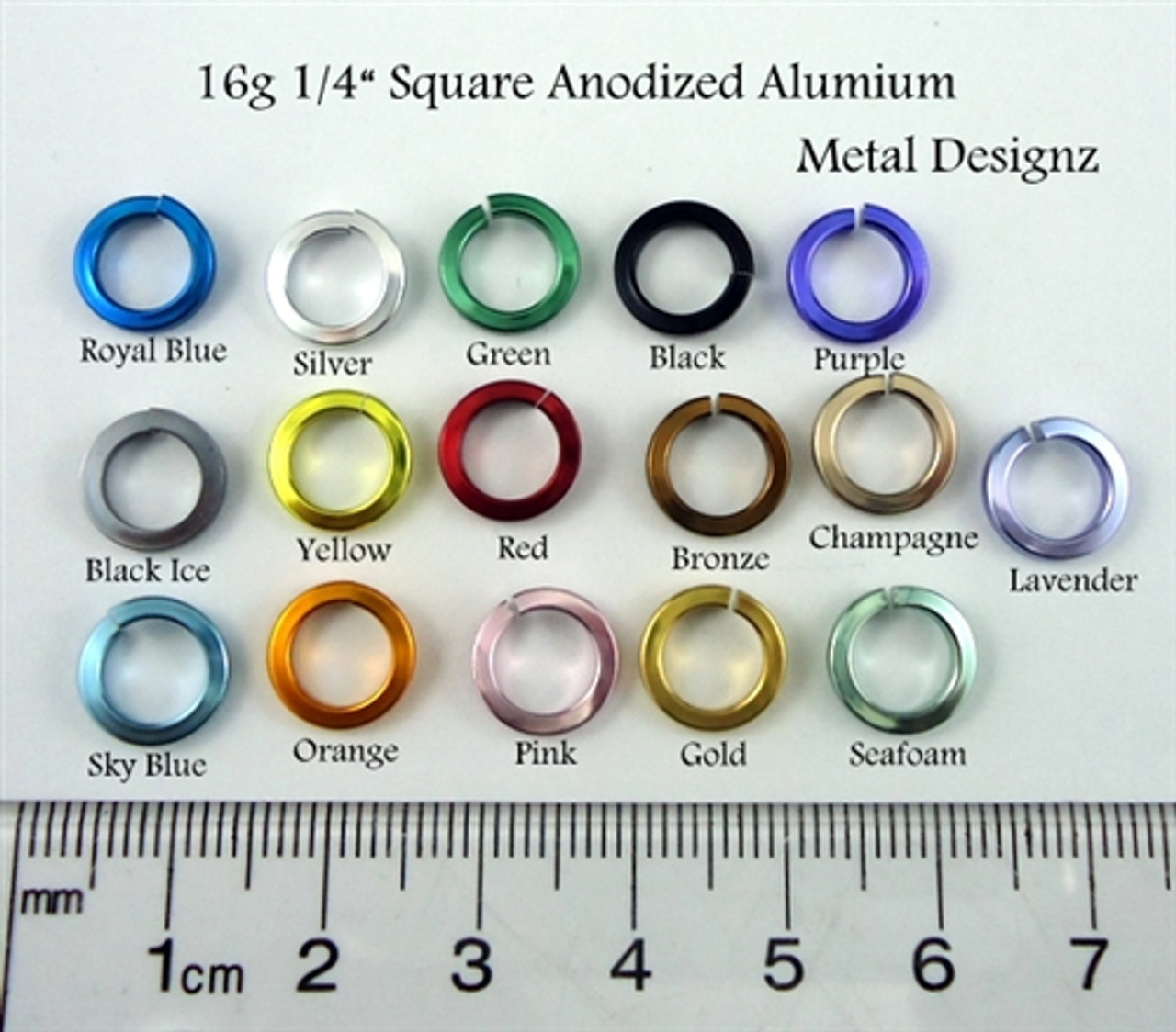Anodized Aluminum Rings - BULK