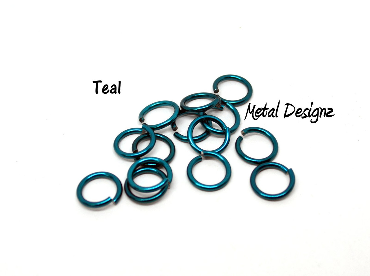 Chainmail Joe 1/2 Pound Black Anodized Aluminum Jump Rings 18G 1/4