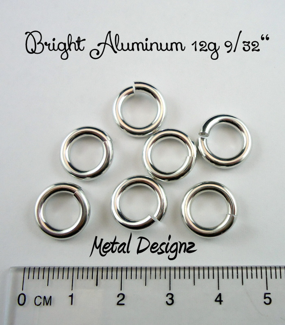 1 lb Bright Aluminum Chain Mail Jump Rings