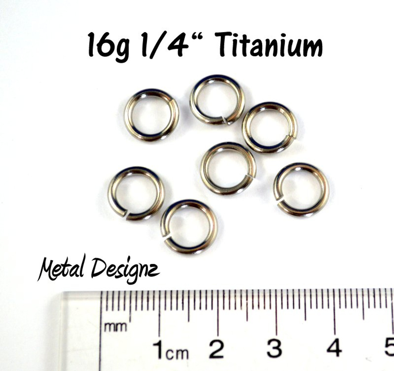  1 Pound Bright Aluminum Chainmail Jump Rings 16G 1/4