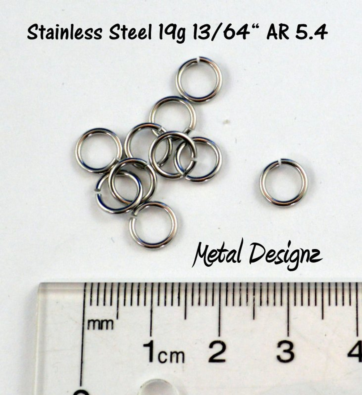 18 Gauge Sterling Silver Jump Rings (AWG - Metric) - Weave Got Maille