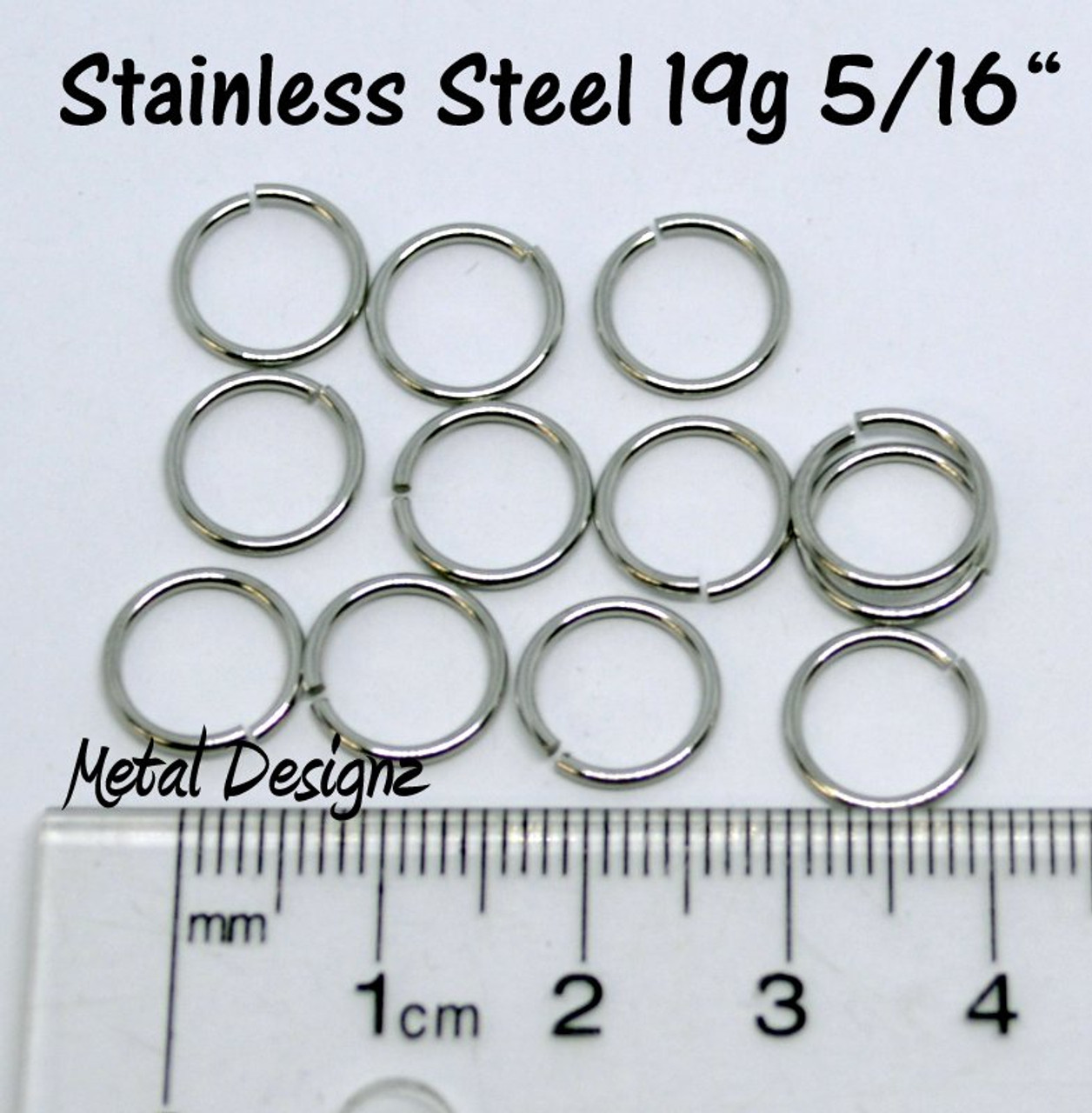 16 AWG Sterling Silver Jump Rings