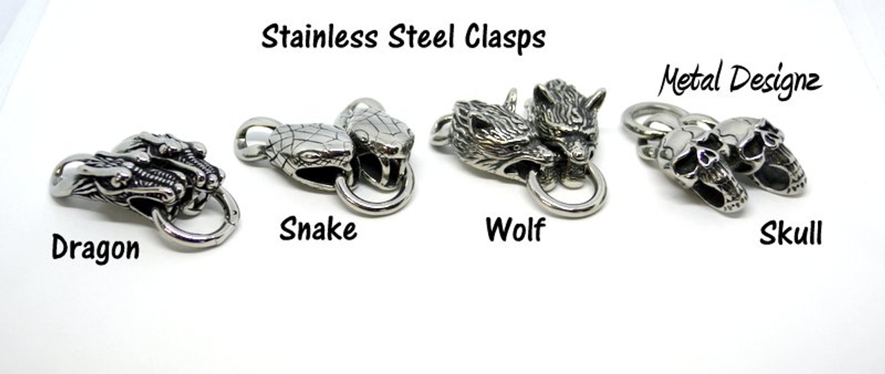 Sterling Silver Dragon Clasp 