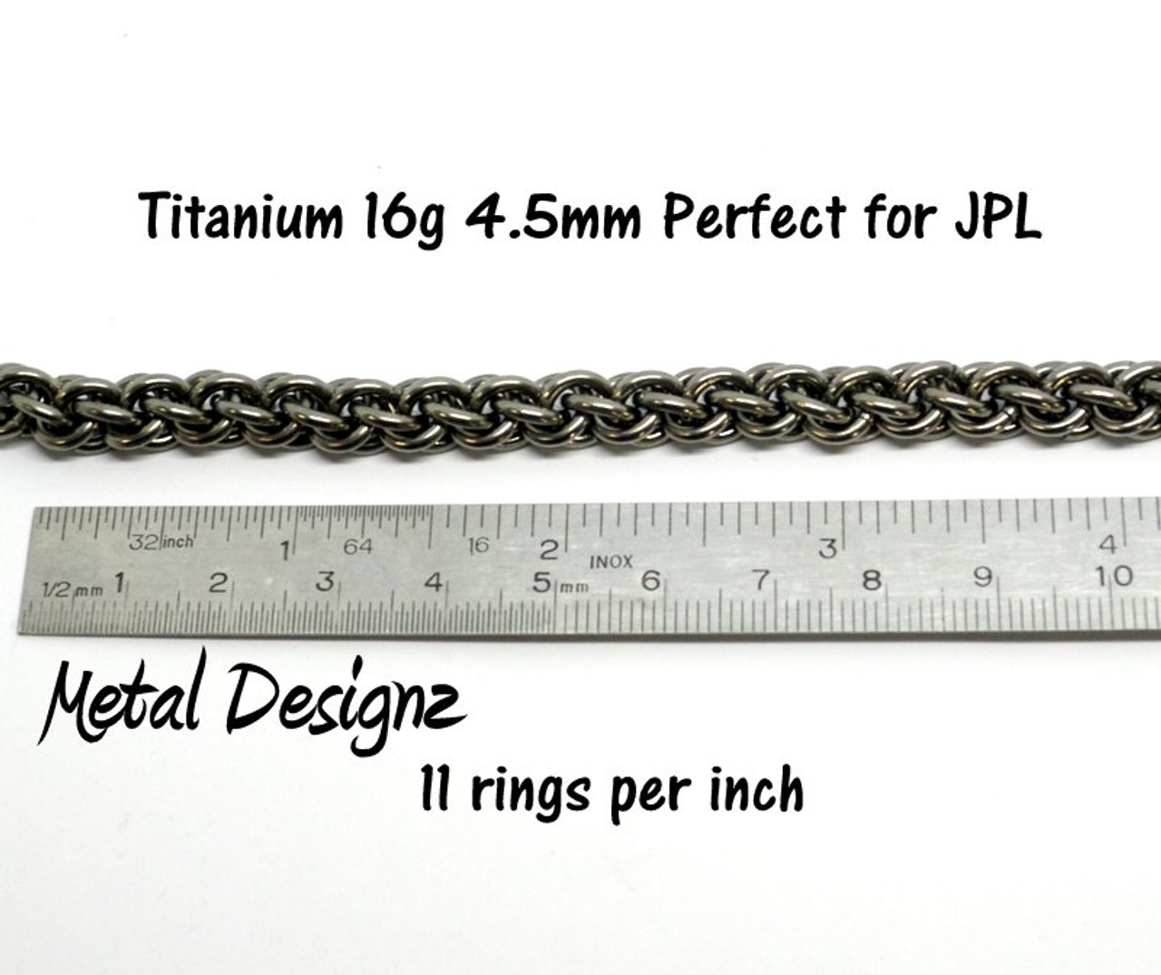 100 Hypoallergenic Solid Titanium Jump Rings in 12, 14, 16, 18, 20