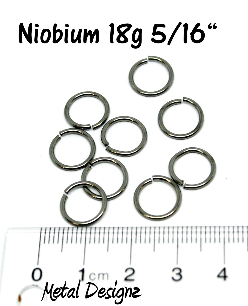 50 Colorful Anodized Niobium Jump Rings 14 gauge - You Pick Diameter a –  Creating Unkamen