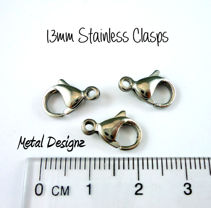 Stainless Steel Clasp 13mm Metal Designz