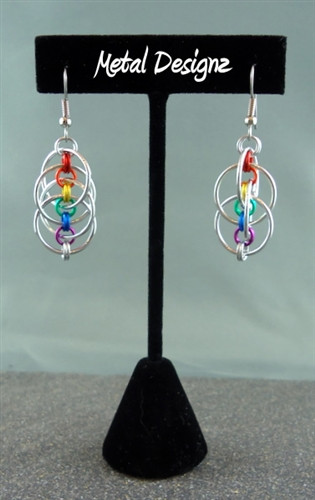 Cascade of Hoops Earrings - Metal Designz
