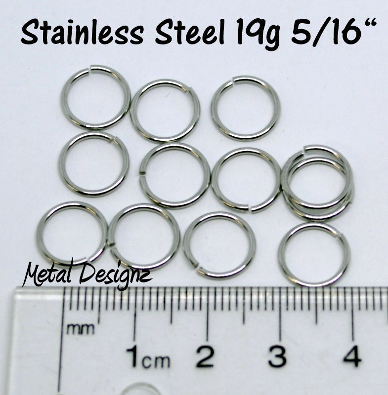 Jump Rings - Stainless Steel - Page 1 - Metal Designz
