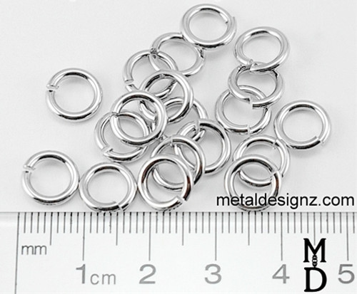 Stainless Steel Jump Rings 16g 7/32" - Perfect for Byzantine!