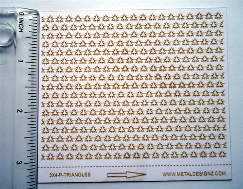 Laser Cut Texture Paper -Triangles - 