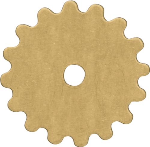 16mm Brass gear blanks