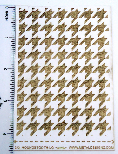 Laser Cut Texture Paper - Houndstooth - Rolling Mill Pattern