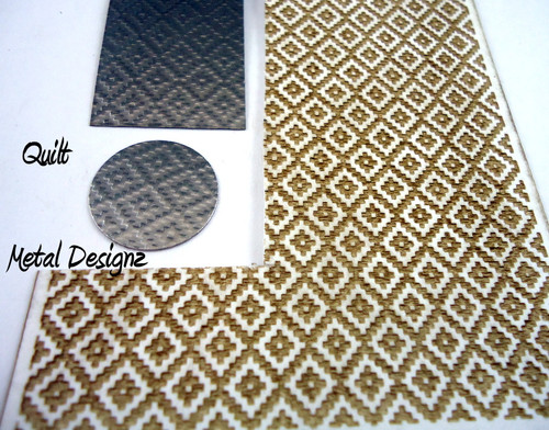 laser texture paper for use with rolling mill - roll this pattern into metal!