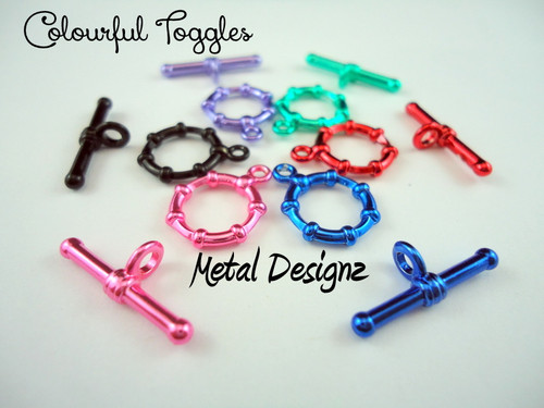 12mm Beaded toggle - Buy Canadian - Toggle claps in stunning colours