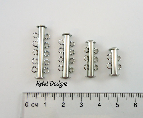 Stainless Steel slide Clasps - 4 sizes - Shop now for our amazing Canadian dollar prices!