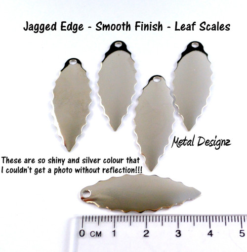 Leaf Scales - Jagged leaf Shape - Smooth Texture