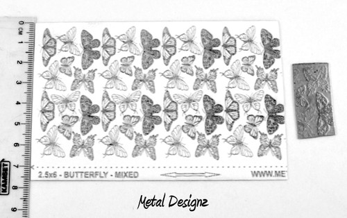 Laser Cut Texture Paper - Butterfly Mixed
