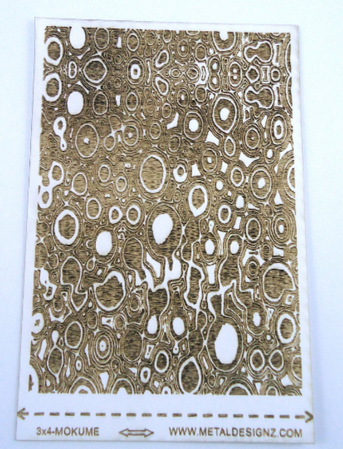 Laser Cut Texture Paper - Mokumegane