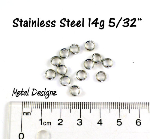 Sterling Silver- Glitter Rings in Various sizes- Sold per 1/4 ounce bag