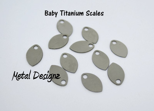 Titanium Baby Scales - Laser Cut - New Design