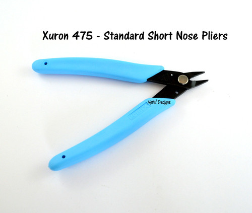 Xuron 483 Pliers Short Flat Nose Smooth Jaws 3mm Wide Made in USA