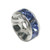 5MM RHINESTONE RHONDELL SILVER SAPPHIRE