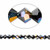 Swarovski crystal, JET AB, 4mm  bicone