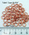 Square Copper Wire Twisted Jump Rings 18 3/16" id.