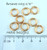 Bronze Jump Rings 14 Gauge 1/4" id.