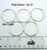 Bright Aluminum Jump Rings 14 Gauge 1" id.