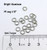 Bright Aluminum Jump Rings 19 SWG Gauge 1/8" id.