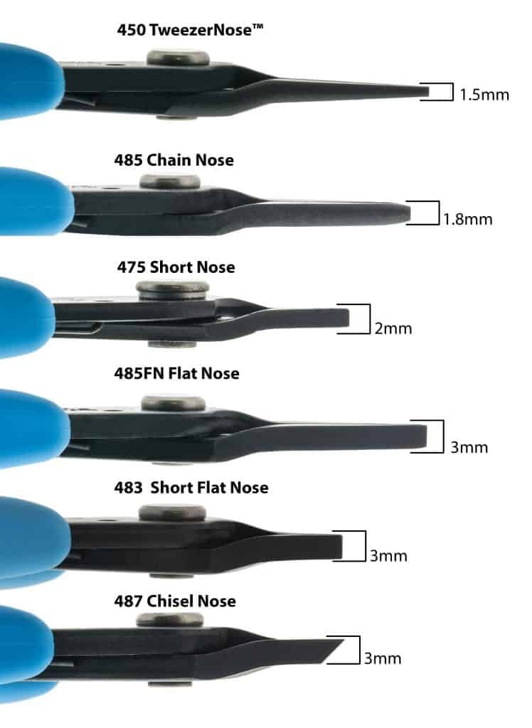 Xuron 485 Chain Nose Pliers - Long Nose