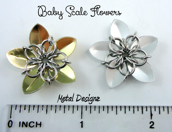 f,l,o,w,e,r,s フラワーズ 定規 Baby Sized Scale Flower Kit - Makes Multiple Flowers! - Metal Designz
