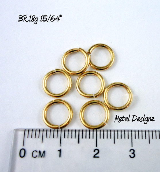 Stainless Steel Jump Rings 18 Gauge 15/64 id.