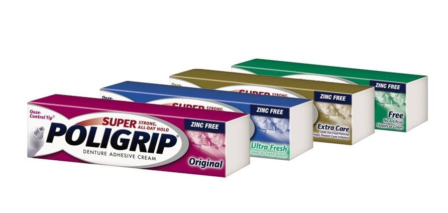 Poligrip Strong Denture Adhesive Denture Cream