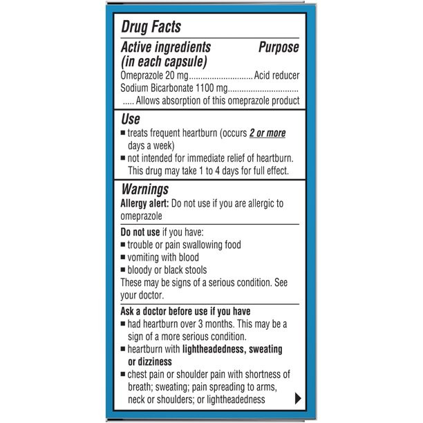 Zegerid OTC Heartburn Relief, 20mg Acid Reducer